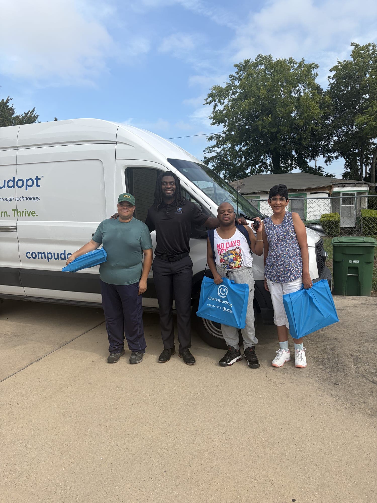 Nixon Home Care x Compudopt x H.F. Tech Consulting: 75 Computers Given Away
